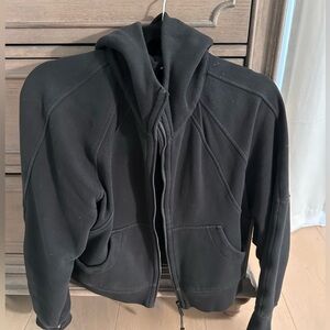 Lululemon scuba crop jacket in black. Womens size M/L.